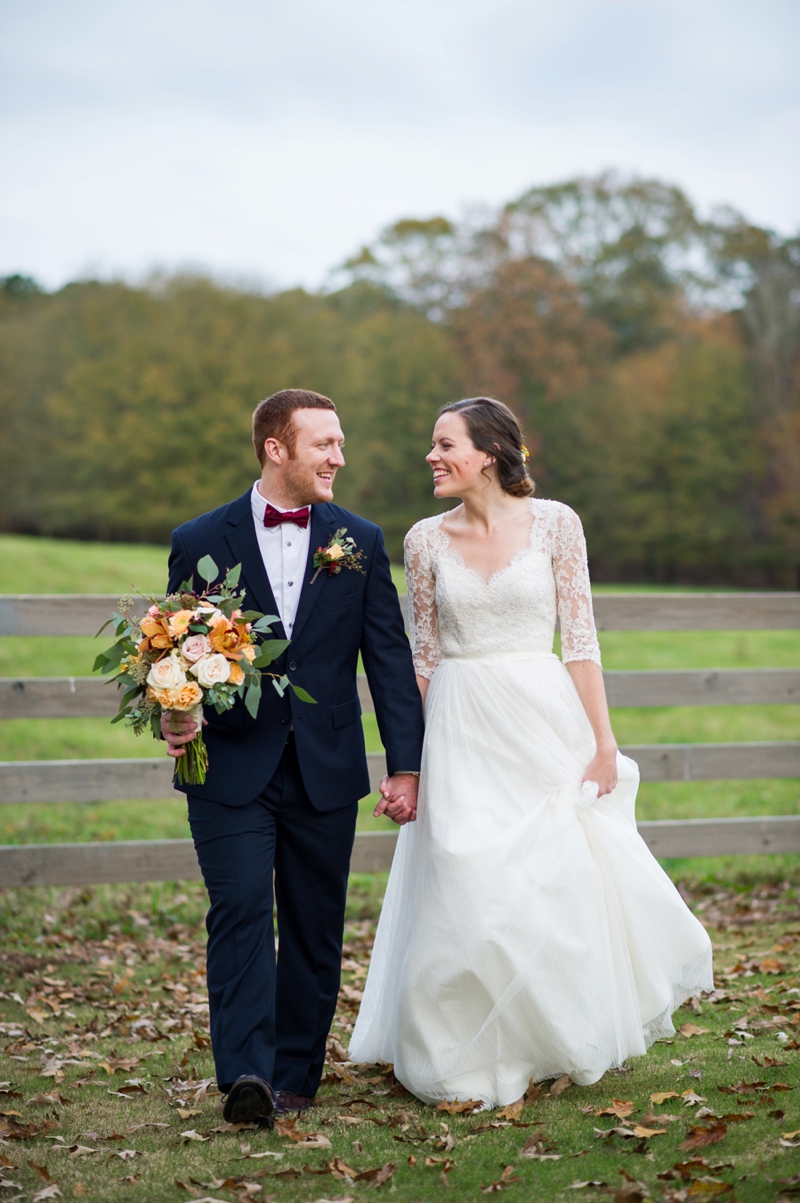 Rustic Elegant Georgia Barn Wedding via TheELD.com