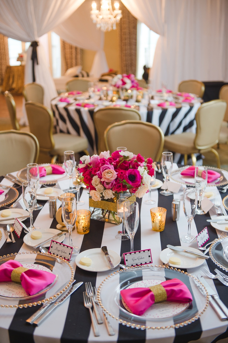 An Elegant Kate Spade Inspired Wedding via TheELD.com