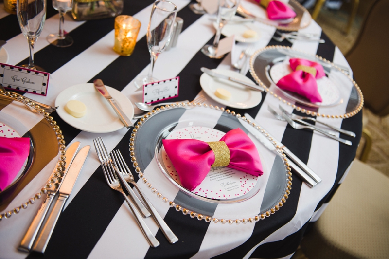 An Elegant Kate Spade Inspired Wedding via TheELD.com