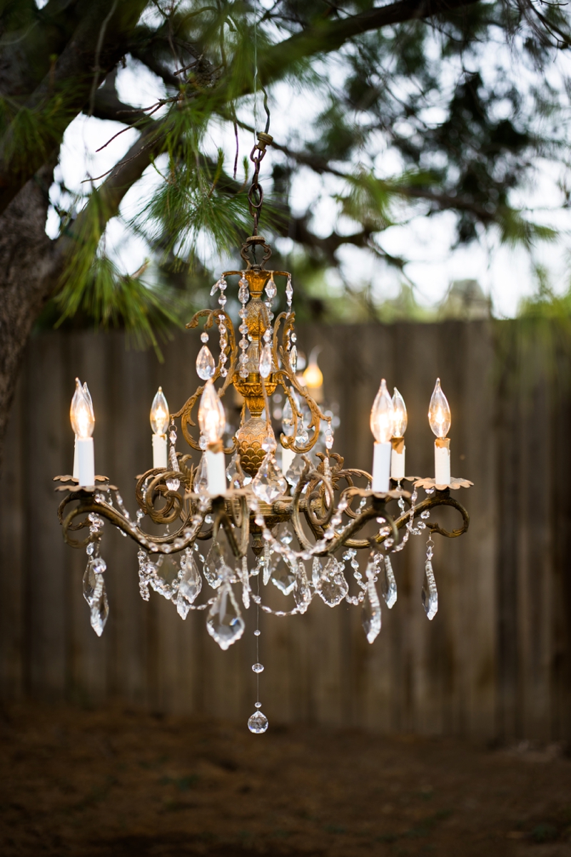 Pink & Navy Vintage Rustic Backyard Wedding via TheELD.com