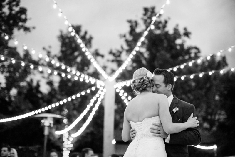 Pink & Navy Vintage Rustic Backyard Wedding via TheELD.com