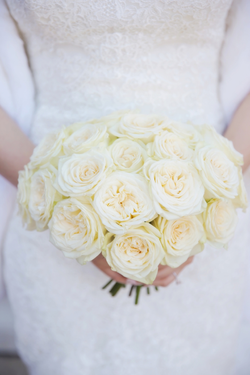 Modern & Romantic White Wedding via TheELD.com