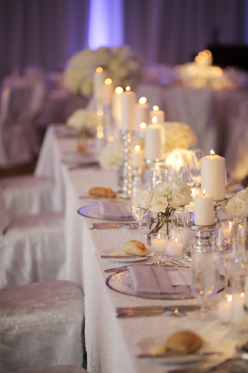 Modern & Romantic White Wedding via TheELD.com