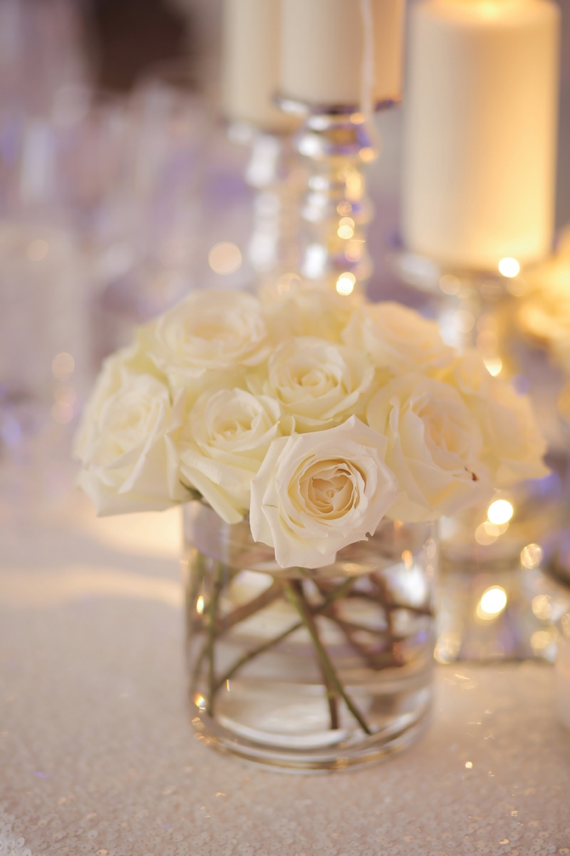 Modern & Romantic White Wedding via TheELD.com