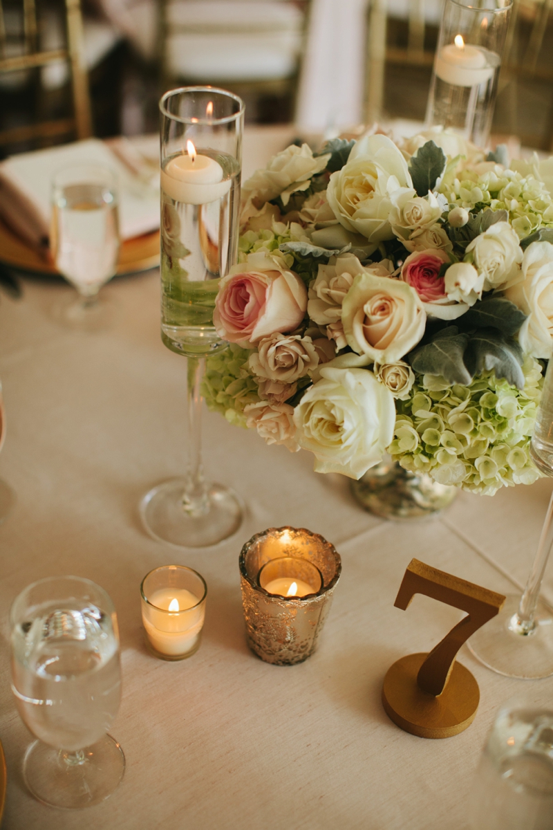 An Elegant Blush & Gold Seattle Wedding via TheELD.com