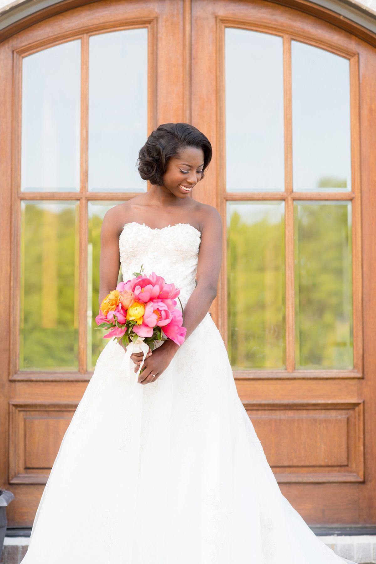 Pink & Yellow Vintage Modern Wedding Ideas via TheELD.com