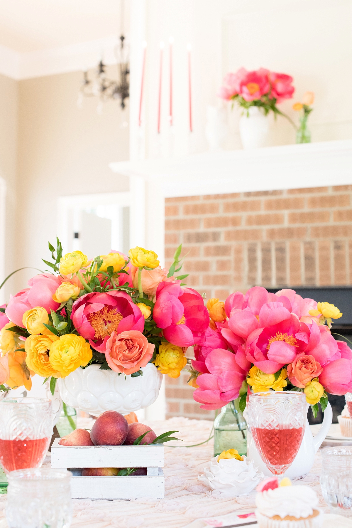 Pink & Yellow Vintage Modern Wedding Ideas via TheELD.com