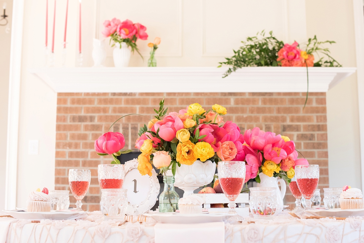 Pink & Yellow Vintage Modern Wedding Ideas via TheELD.com