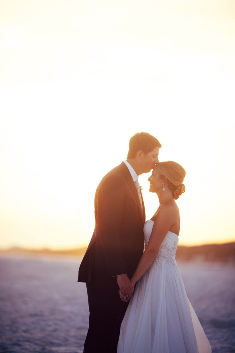 Watercolor Inspired Santa Rosa Beach Wedding via TheELD.com