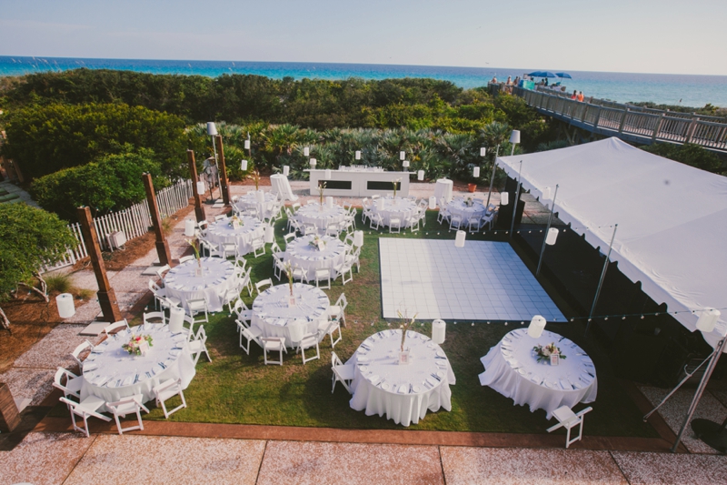 Watercolor Inspired Santa Rosa Beach Wedding via TheELD.com