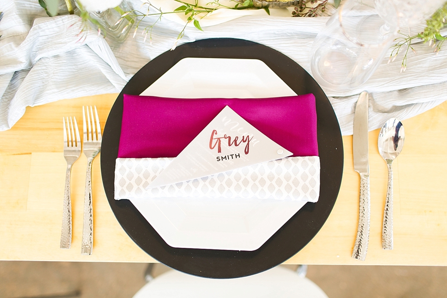 Romantic & Modern Geometric Wedding Ideas via TheELD.com