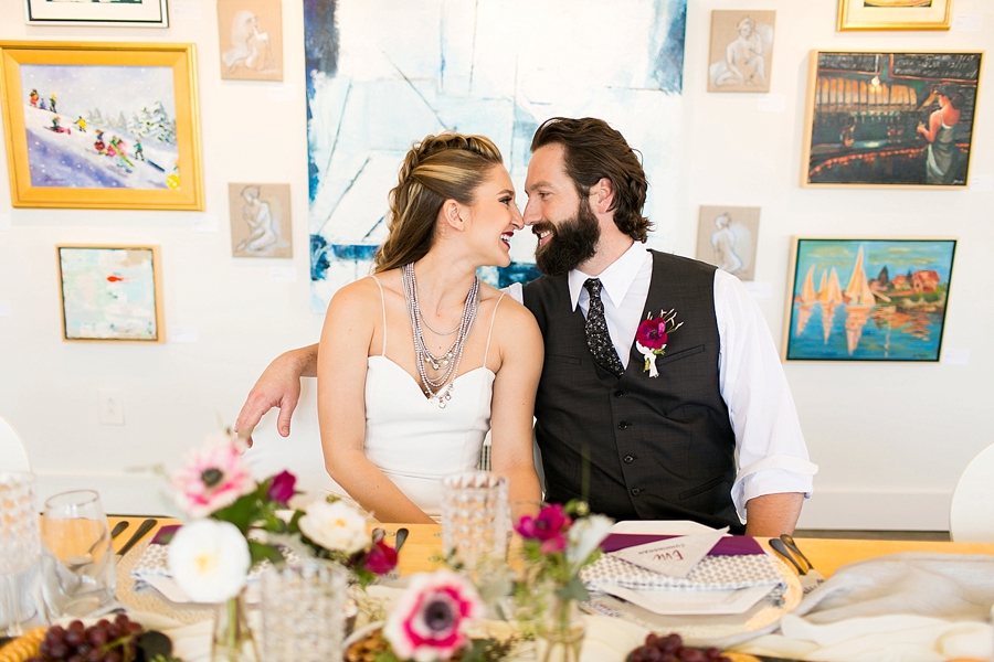 Romantic & Modern Geometric Wedding Ideas via TheELD.com