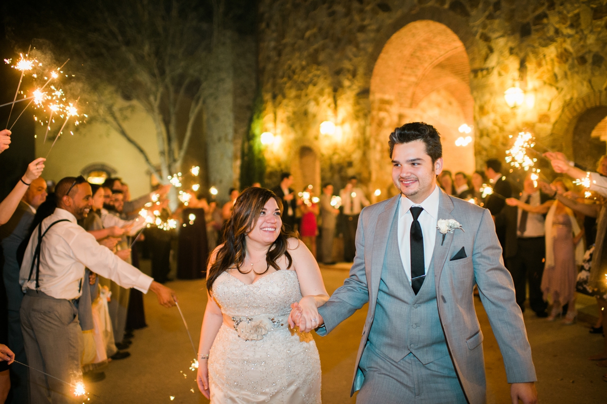 Romantic Peach & Gold Garden Wedding via TheELD.com