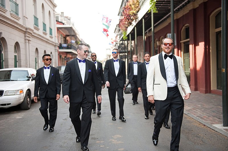 A Colorful & Glamorous New Orleans Wedding via TheELD.com