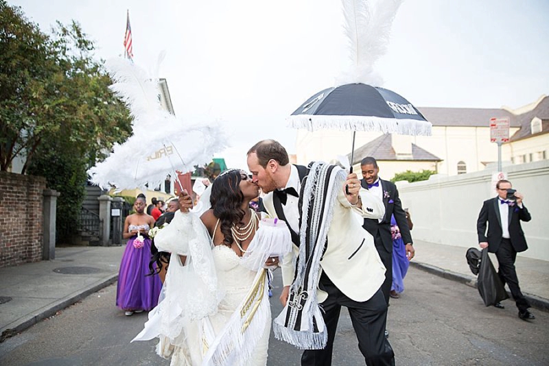 A Colorful & Glamorous New Orleans Wedding via TheELD.com