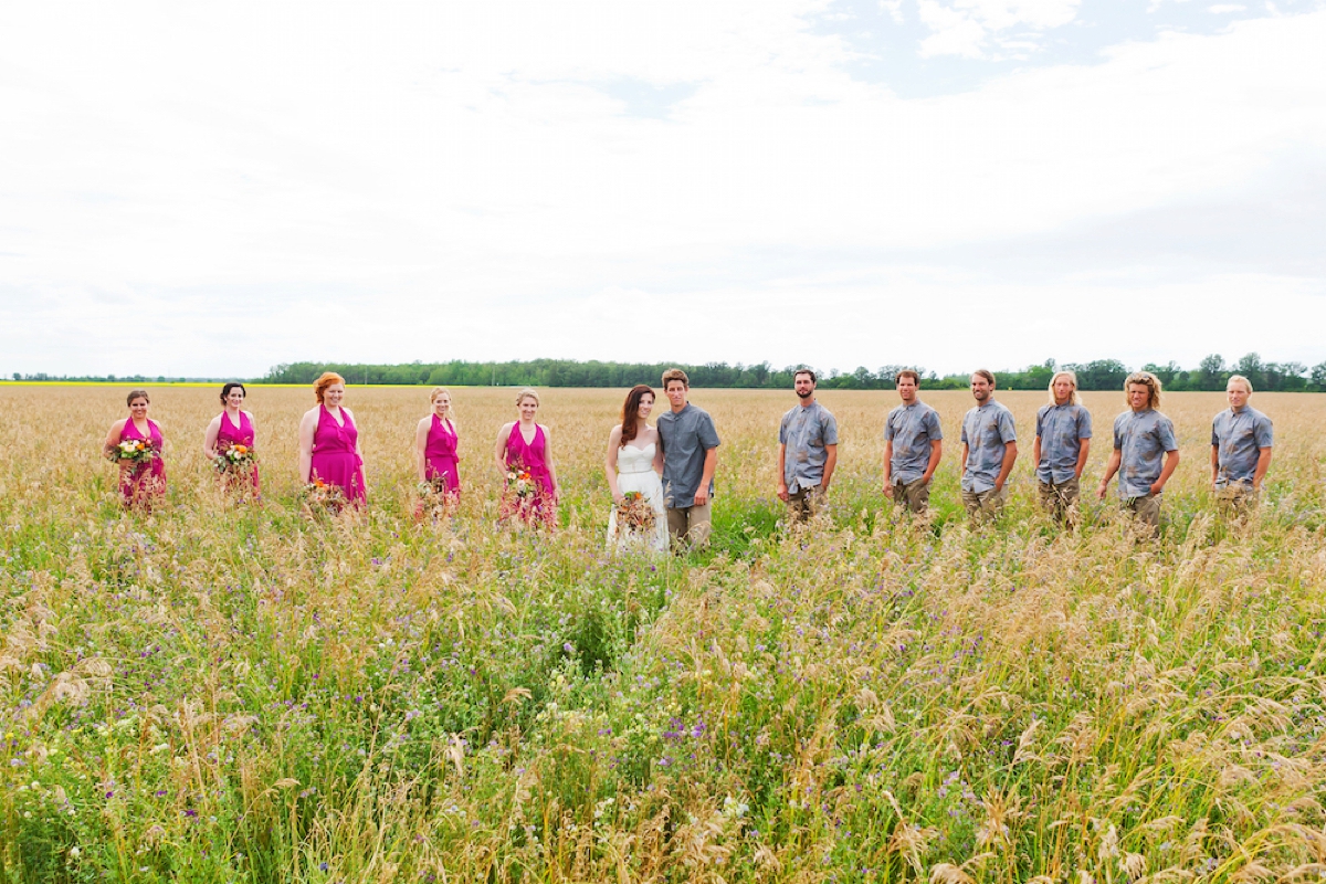 A Colorful Rustic Farm Wedding via TheELD.com