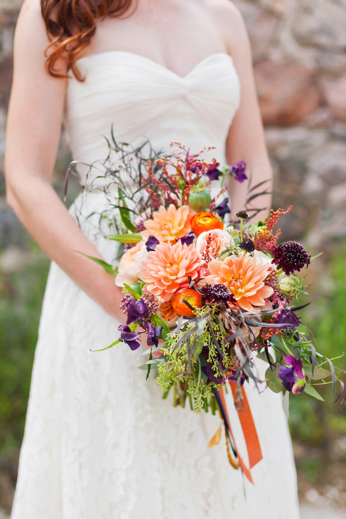 A Colorful Rustic Farm Wedding via TheELD.com