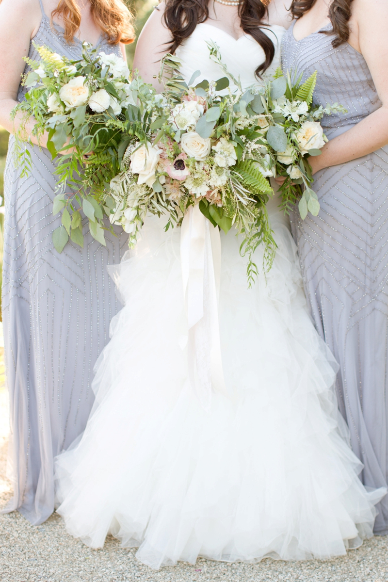 Organic Green & White California Winery Wedding via TheELD.com