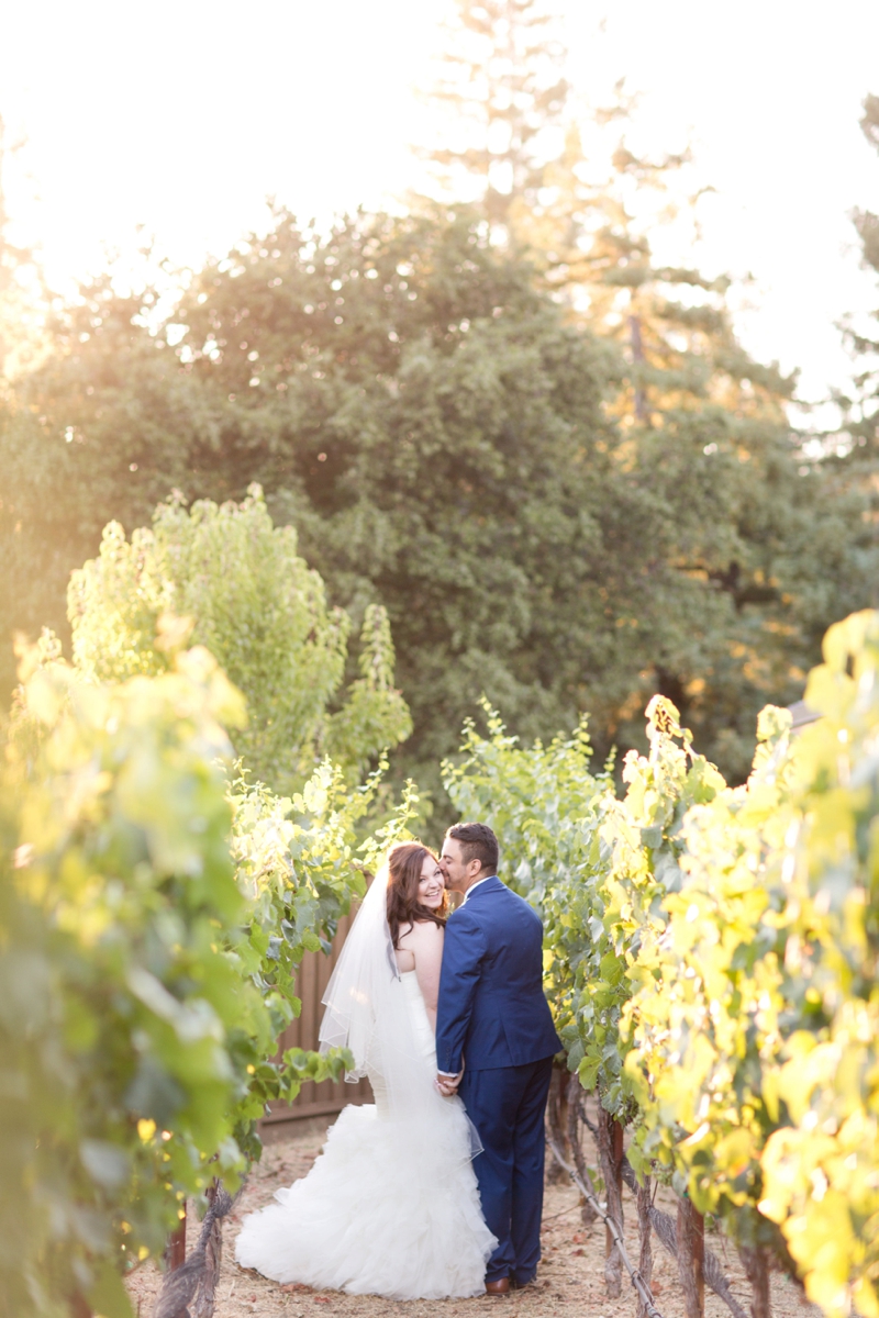 Organic Green & White California Winery Wedding via TheELD.com