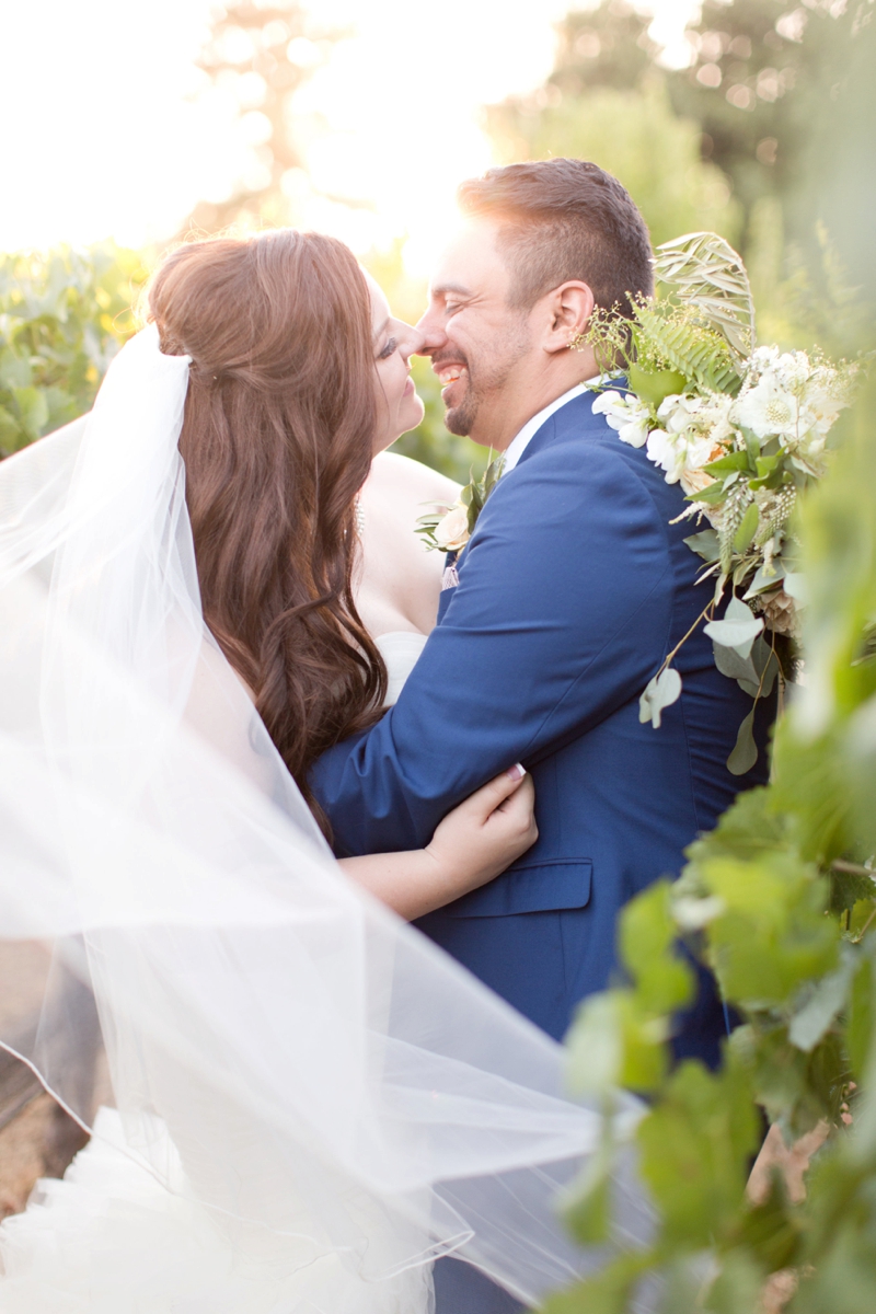 Organic Green & White California Winery Wedding via TheELD.com