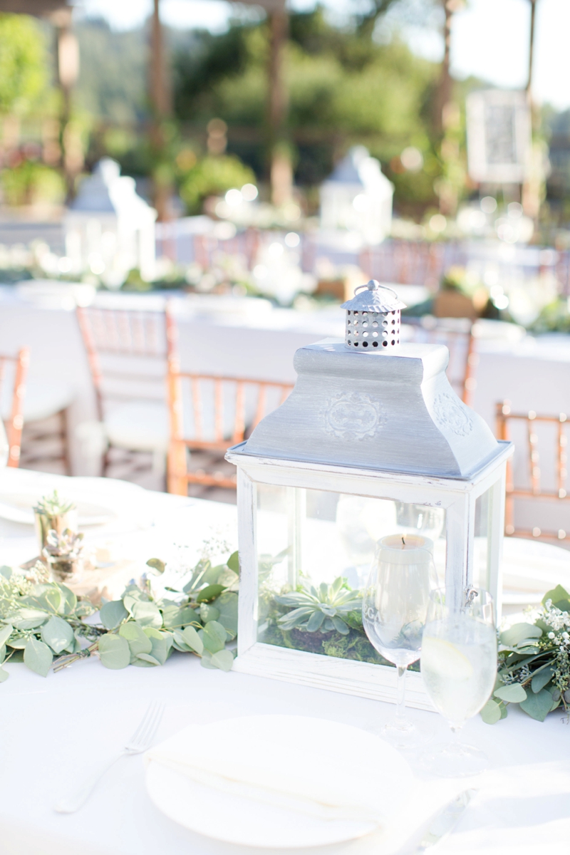 Organic Green & White California Winery Wedding via TheELD.com