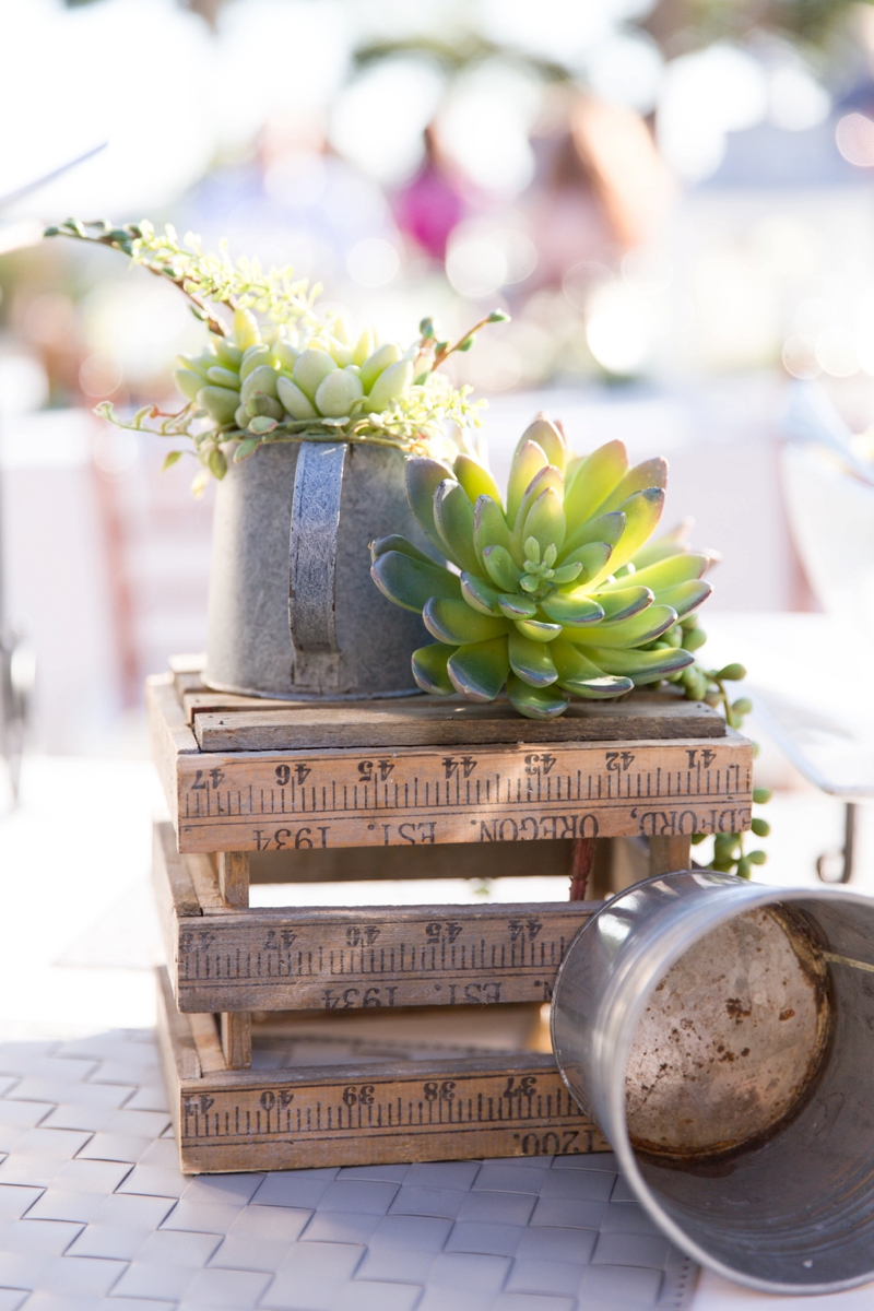 Organic Green & White California Winery Wedding via TheELD.com