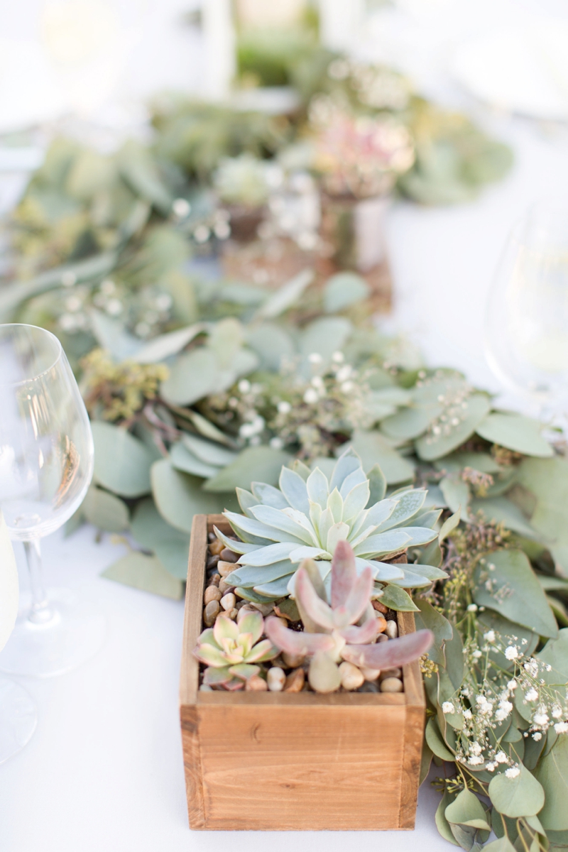 Organic Green & White California Winery Wedding via TheELD.com