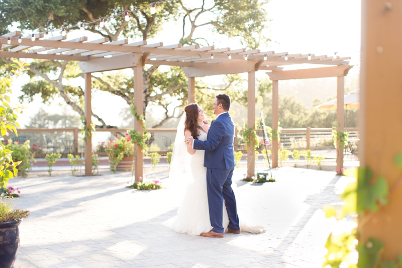 Organic Green & White California Winery Wedding via TheELD.com