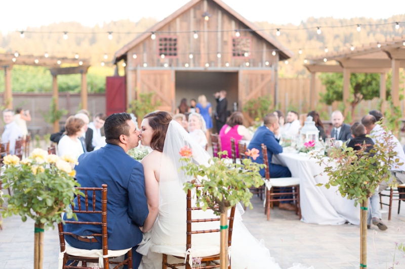 Organic Green & White California Winery Wedding via TheELD.com