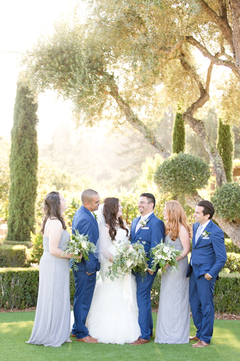 Organic Green & White California Winery Wedding via TheELD.com