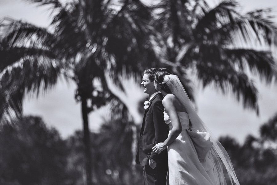 Aqua & White Oceanside Florida Wedding via TheELD.com