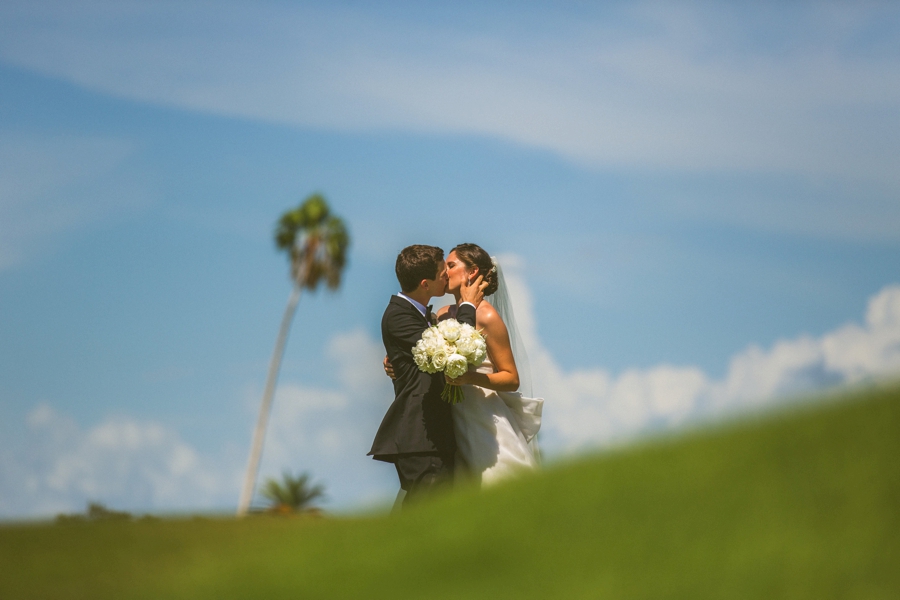 Aqua & White Oceanside Florida Wedding via TheELD.com