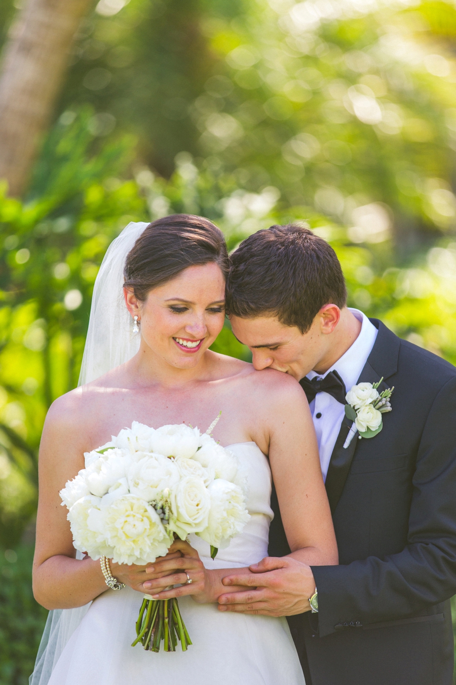 Aqua & White Oceanside Florida Wedding via TheELD.com