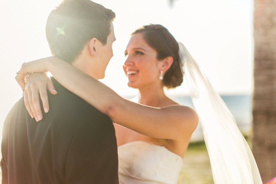 Aqua & White Oceanside Florida Wedding via TheELD.com