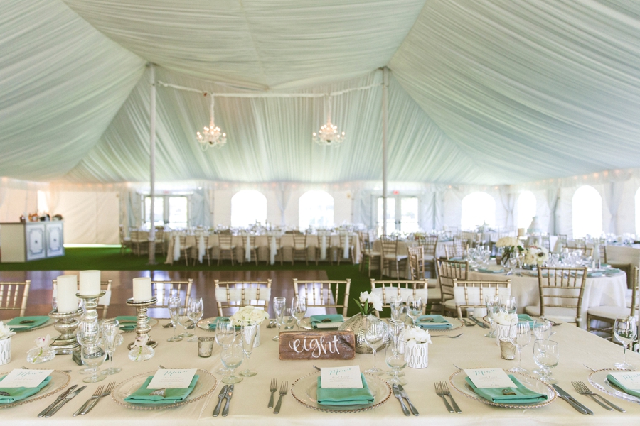 Aqua & White Oceanside Florida Wedding via TheELD.com