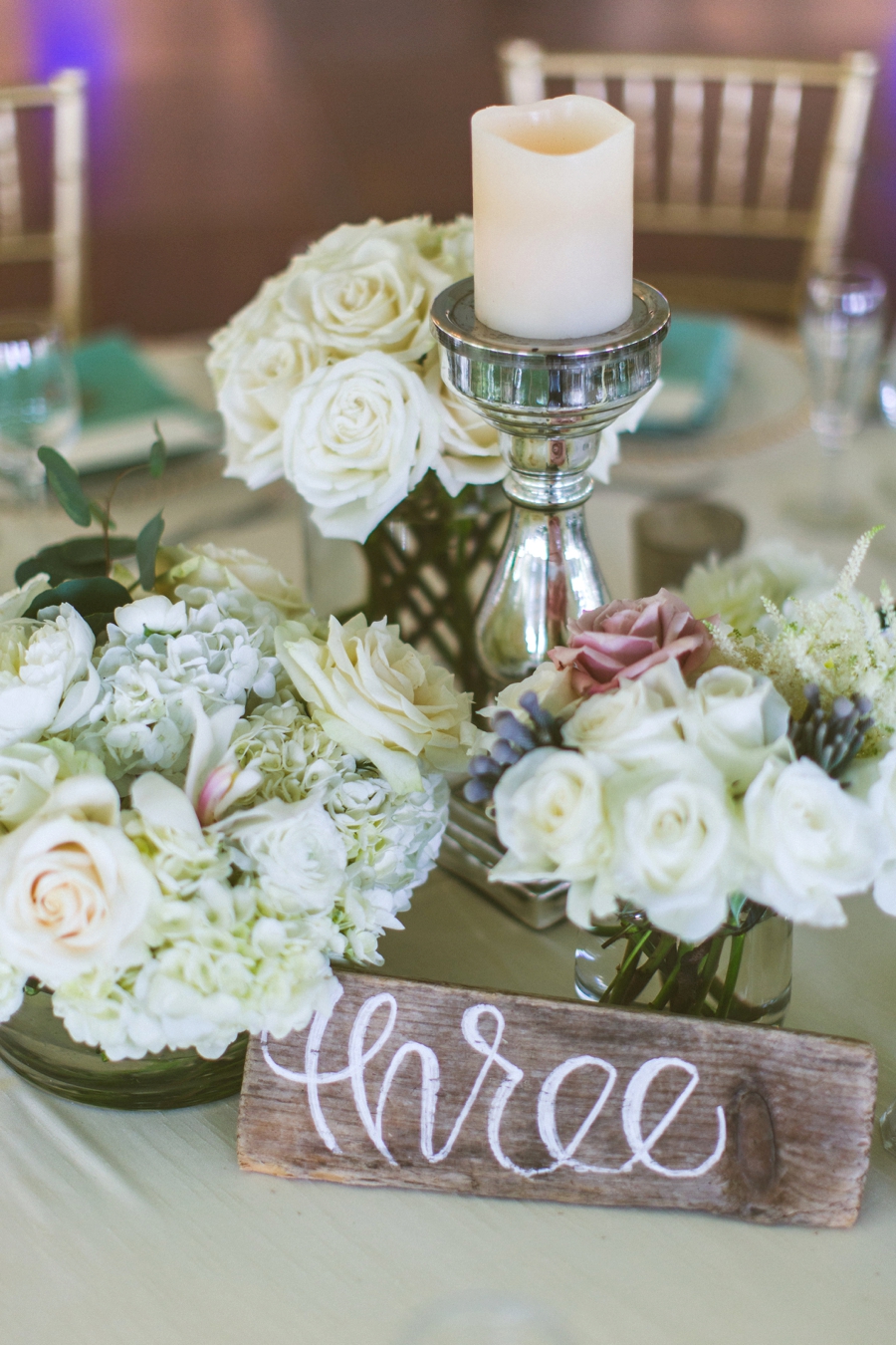 Aqua & White Oceanside Florida Wedding via TheELD.com