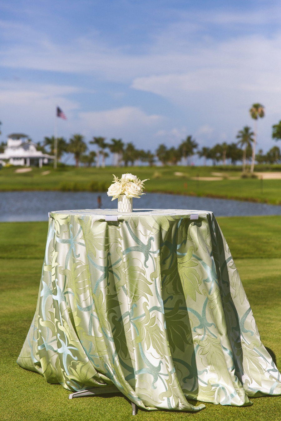 Aqua & White Oceanside Florida Wedding via TheELD.com