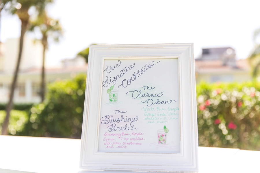 Aqua & White Oceanside Florida Wedding via TheELD.com