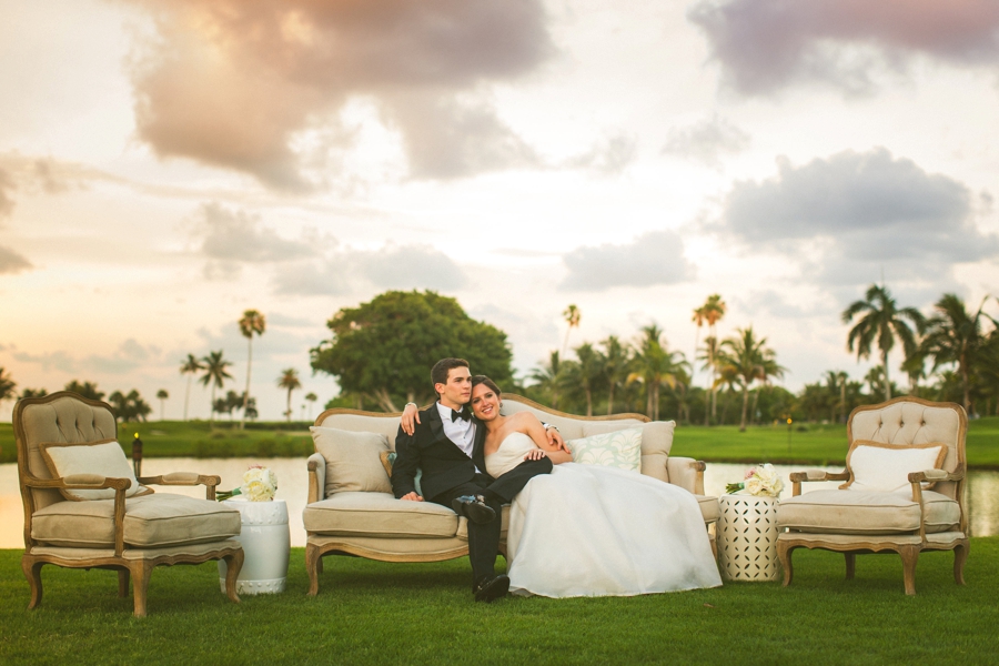 Aqua & White Oceanside Florida Wedding via TheELD.com