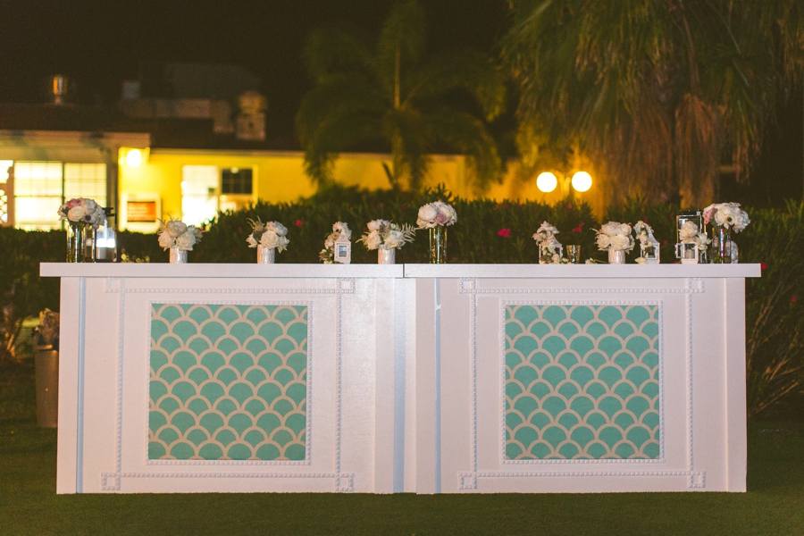 Aqua & White Oceanside Florida Wedding via TheELD.com