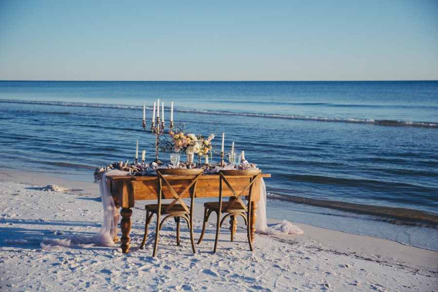 Boho Chic Beach Inspired Wedding Ideas via TheELD.com