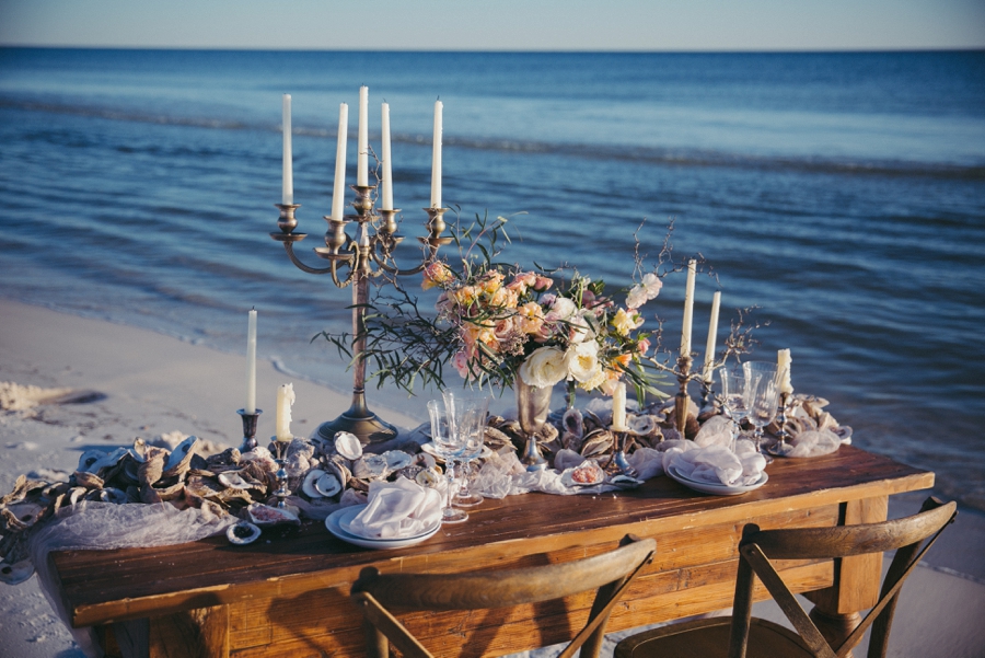 Boho Chic Beach Inspired Wedding Ideas via TheELD.com