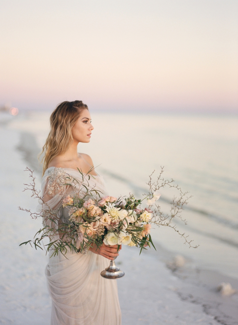 Boho Chic Beach Inspired Wedding Ideas via TheELD.com