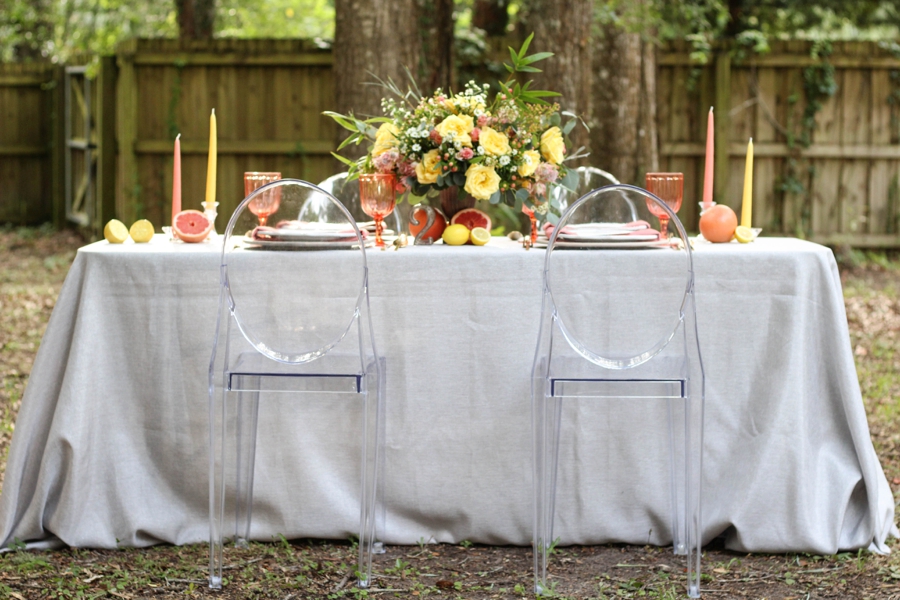 Citrus Inspired Wedding Ideas: 1 Theme, 3 Ways via TheELD.com