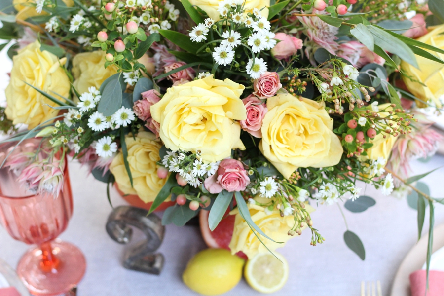 Citrus Inspired Wedding Ideas: 1 Theme, 3 Ways via TheELD.com