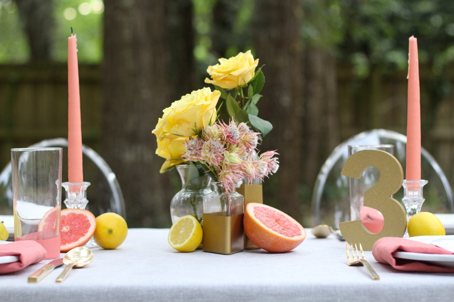 Citrus Inspired Wedding Ideas: 1 Theme, 3 Ways via TheELD.com