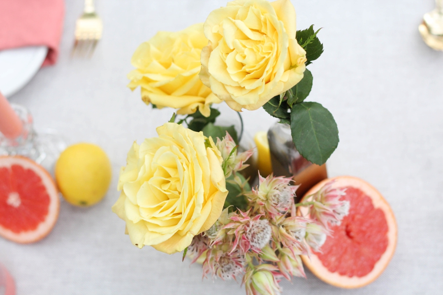 Citrus Inspired Wedding Ideas: 1 Theme, 3 Ways via TheELD.com