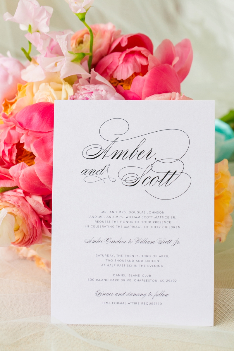 A Colorful & Glam Charleston Wedding via TheELD.com