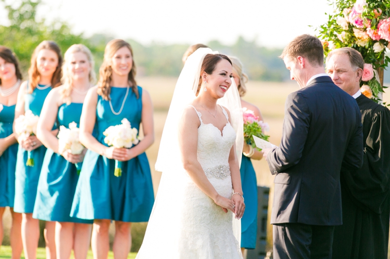 A Colorful & Glam Charleston Wedding via TheELD.com