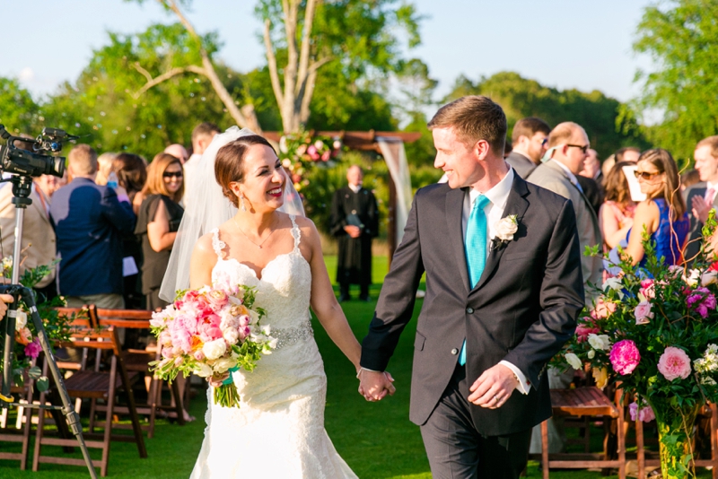 A Colorful & Glam Charleston Wedding via TheELD.com